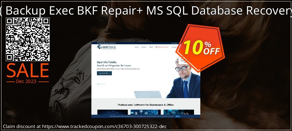 Backup Recovery Toolkit - Backup Exec BKF Repair+ MS SQL Database Recovery - Administrator License  coupon on April Fools' Day sales