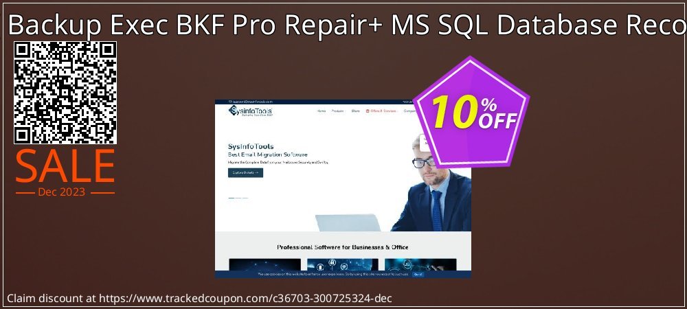 Backup Recovery Toolkit - Backup Exec BKF Pro Repair+ MS SQL Database Recovery - Technician License  coupon on Tell a Lie Day offer