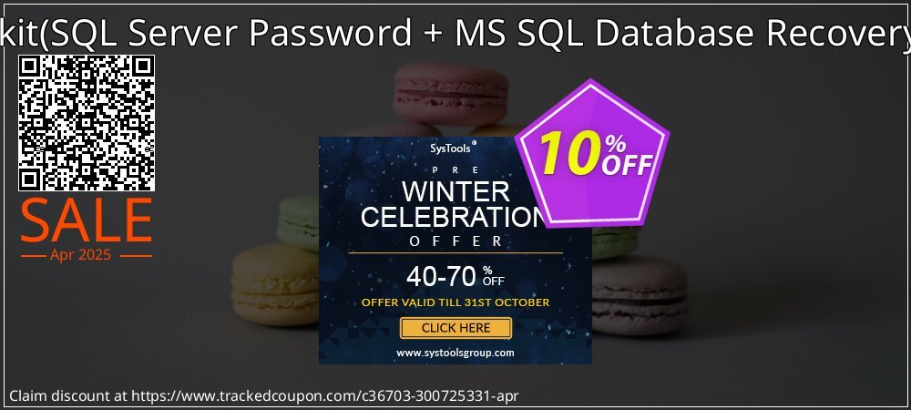 Password Recovery Toolkit - SQL Server Password + MS SQL Database Recovery - Administrator License  coupon on World Party Day sales