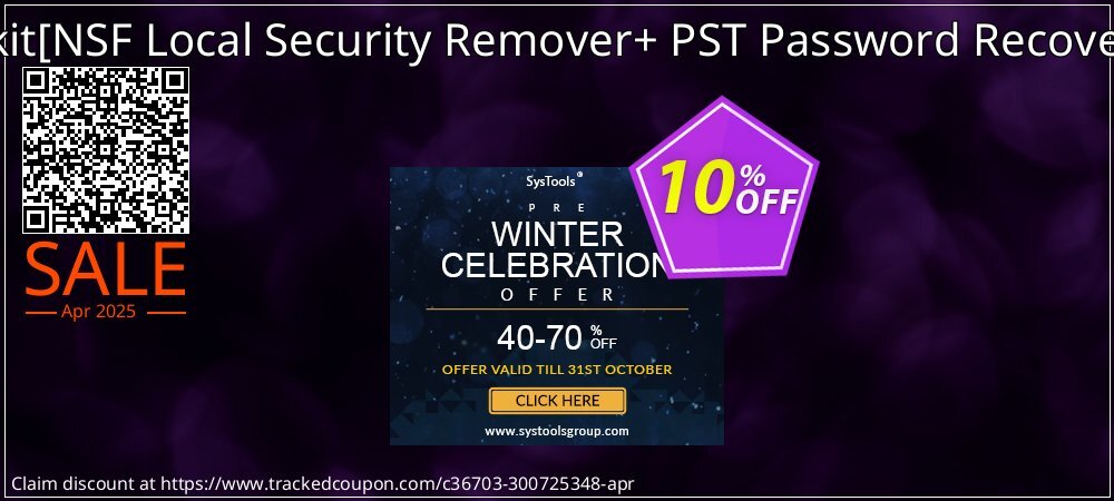 Password Recovery Toolkit - NSF Local Security Remover+ PST Password Recovery Administrator License coupon on Virtual Vacation Day discounts