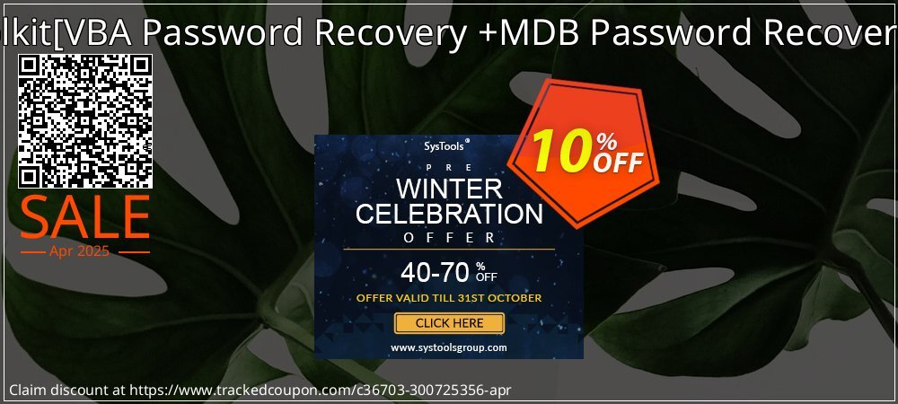 Password Recovery Toolkit - VBA Password Recovery +MDB Password Recovery Administrator License coupon on World Party Day discounts