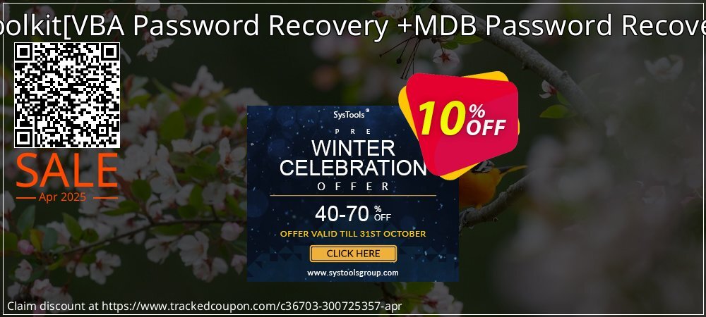 Password Recovery Toolkit - VBA Password Recovery +MDB Password Recovery Technician License coupon on Working Day sales