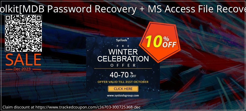 Password Recovery Toolkit - MDB Password Recovery + MS Access File Recovery Single User License coupon on Easter Day deals