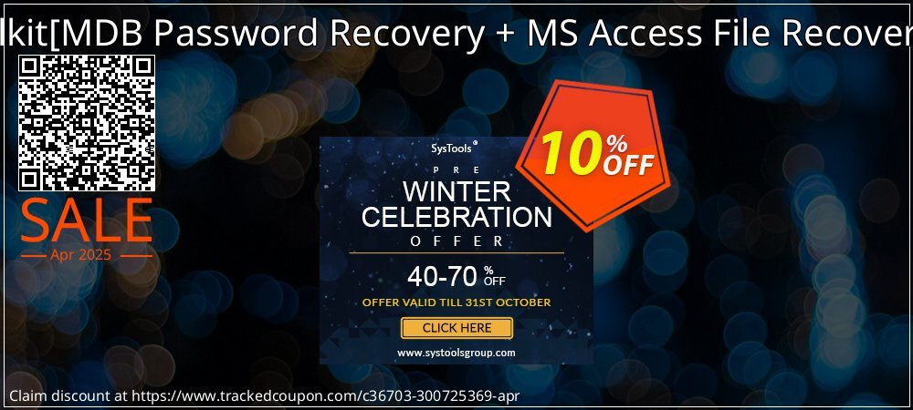 Password Recovery Toolkit - MDB Password Recovery + MS Access File Recovery Administrator License coupon on Tell a Lie Day offer