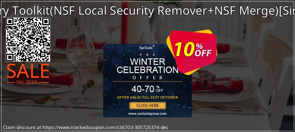 Password Recovery Toolkit - NSF Local Security Remover+NSF Merge - Single User License  coupon on Tell a Lie Day discounts