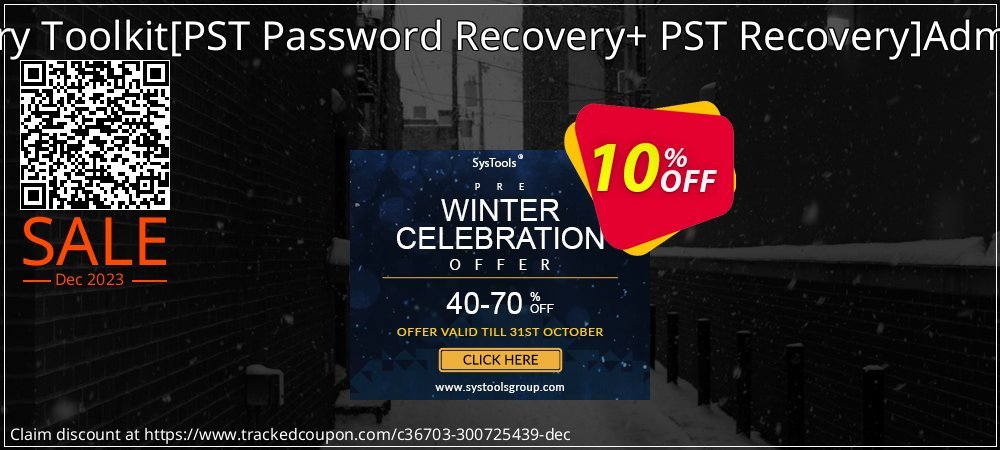 Password Recovery Toolkit - PST Password Recovery+ PST Recovery Administrator License coupon on Tell a Lie Day sales