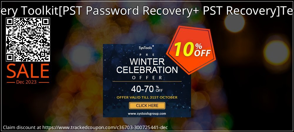 Password Recovery Toolkit - PST Password Recovery+ PST Recovery Technician License coupon on World Party Day offer