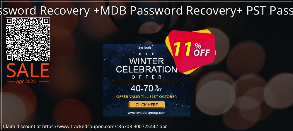 Password Recovery Toolkit - VBA Password Recovery +MDB Password Recovery+ PST Password Recovery Single User License coupon on Working Day offering discount