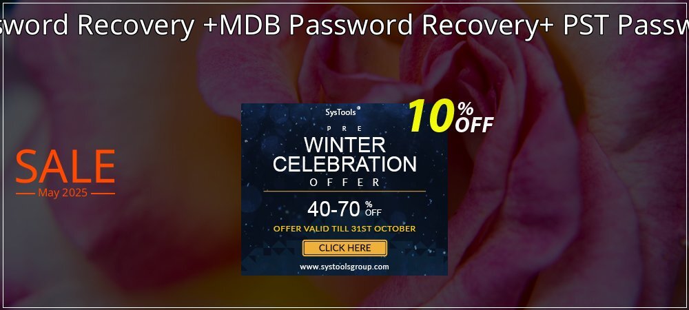 Password Recovery Toolkit - VBA Password Recovery +MDB Password Recovery+ PST Password Recovery Administrator License coupon on National Pizza Party Day offering sales