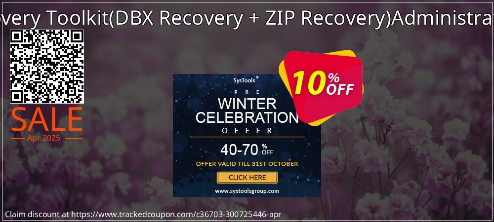 Email Recovery Toolkit - DBX Recovery + ZIP Recovery Administrator License coupon on Palm Sunday super sale