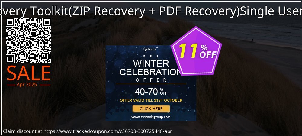 File Recovery Toolkit - ZIP Recovery + PDF Recovery Single User License coupon on Constitution Memorial Day deals