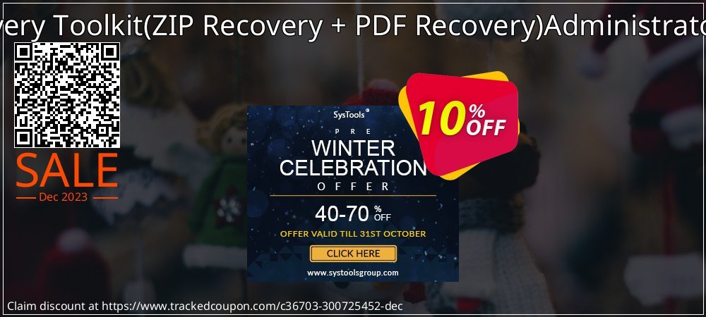 File Recovery Toolkit - ZIP Recovery + PDF Recovery Administrator License coupon on April Fools Day discount
