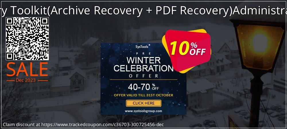 File Recovery Toolkit - Archive Recovery + PDF Recovery Administrator License coupon on World Party Day promotions