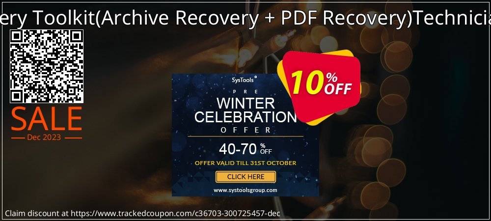 File Recovery Toolkit - Archive Recovery + PDF Recovery Technician License coupon on April Fools' Day sales