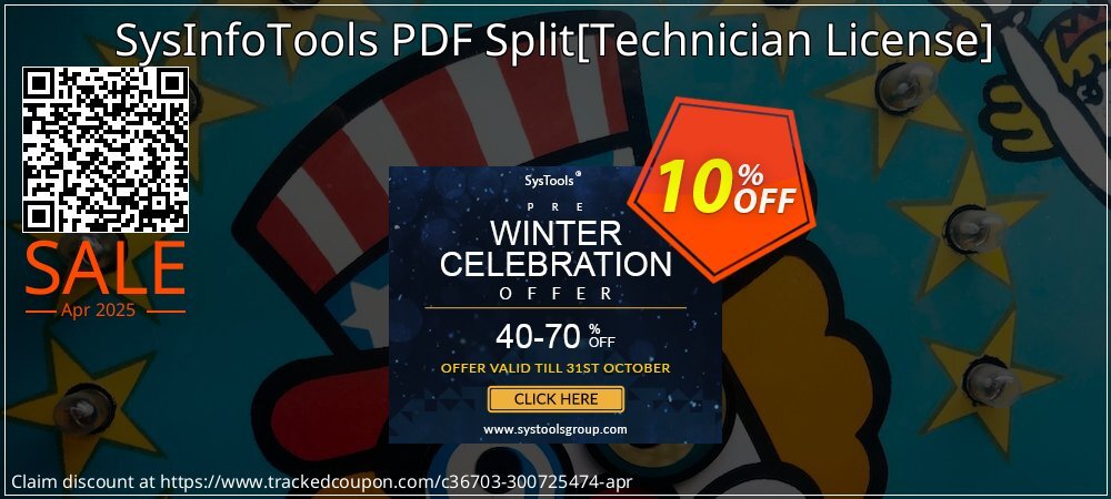 SysInfoTools PDF Split - Technician License  coupon on Tell a Lie Day promotions