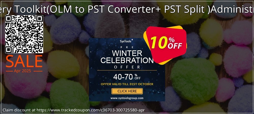 Email Recovery Toolkit - OLM to PST Converter+ PST Split  Administrator License coupon on National Walking Day super sale