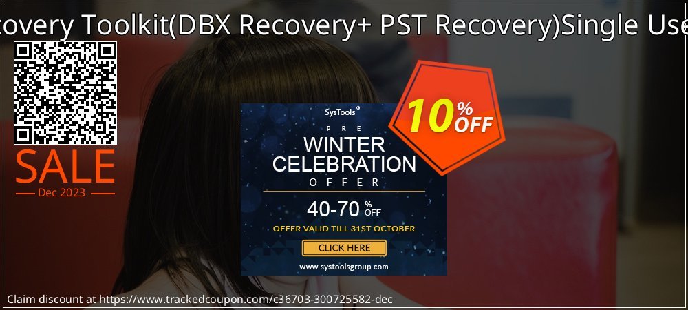 Email Recovery Toolkit - DBX Recovery+ PST Recovery Single User License coupon on Working Day sales