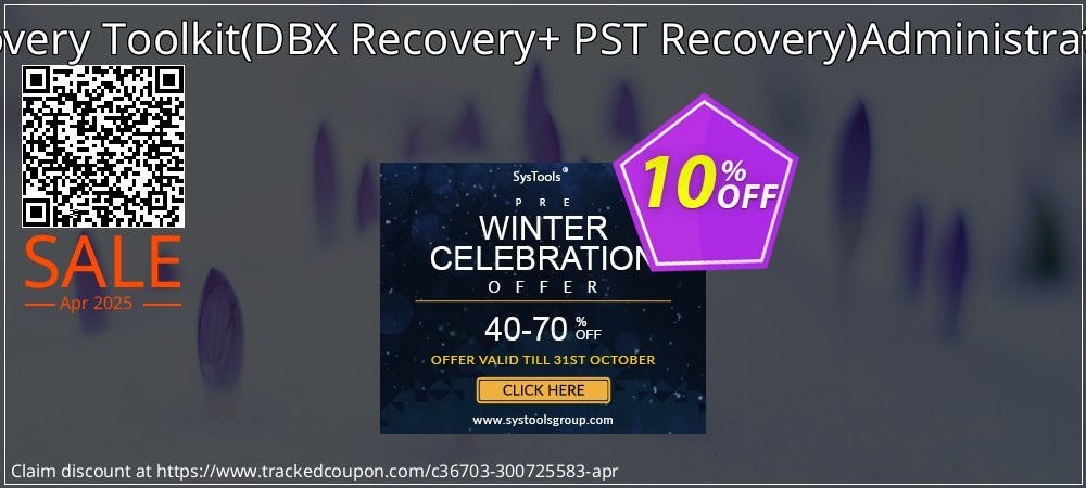 Email Recovery Toolkit - DBX Recovery+ PST Recovery Administrator License coupon on Easter Day sales