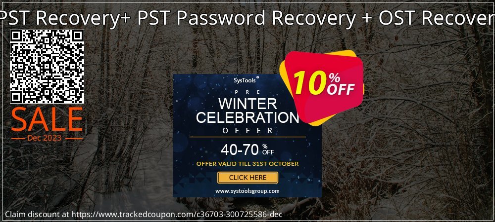 Email Recovery Toolkit - PST Recovery+ PST Password Recovery + OST Recovery Administrator License coupon on World Party Day discount