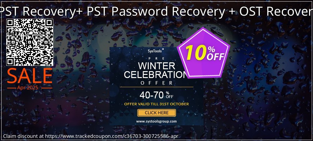 Email Recovery Toolkit - PST Recovery+ PST Password Recovery + OST Recovery Administrator License coupon on World Party Day discount