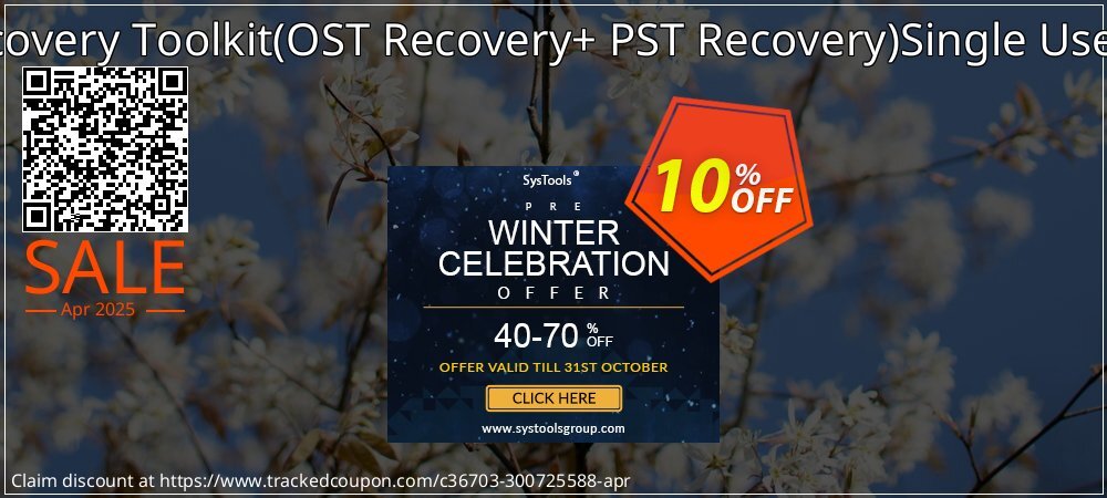 Email Recovery Toolkit - OST Recovery+ PST Recovery Single User License coupon on Constitution Memorial Day super sale
