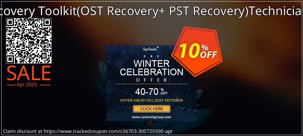 Email Recovery Toolkit - OST Recovery+ PST Recovery Technician License coupon on National Walking Day discounts