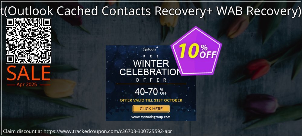 Email Recovery Toolkit - Outlook Cached Contacts Recovery+ WAB Recovery Administrator License coupon on April Fools' Day sales