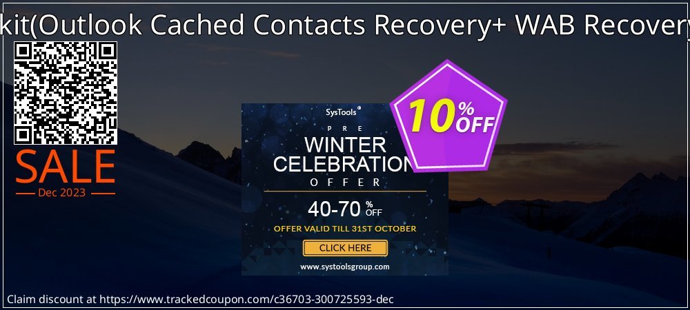 Email Recovery Toolkit - Outlook Cached Contacts Recovery+ WAB Recovery Technician License coupon on Virtual Vacation Day sales