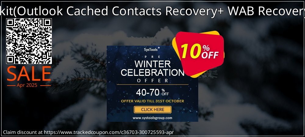 Email Recovery Toolkit - Outlook Cached Contacts Recovery+ WAB Recovery Technician License coupon on Easter Day deals