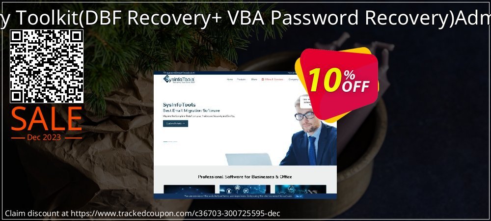Database Recovery Toolkit - DBF Recovery+ VBA Password Recovery Administrator License coupon on National Walking Day discount