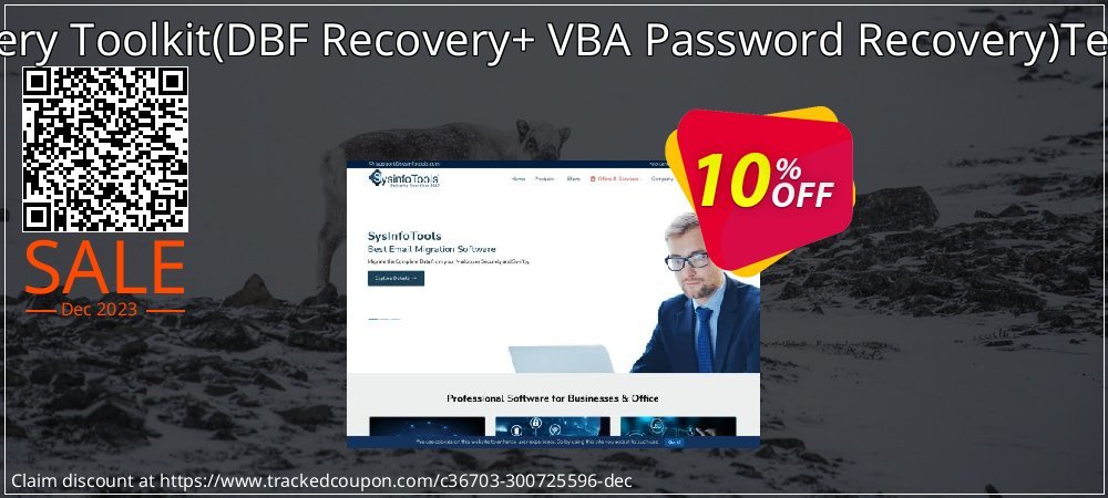 Database Recovery Toolkit - DBF Recovery+ VBA Password Recovery Technician License coupon on World Party Day offering discount