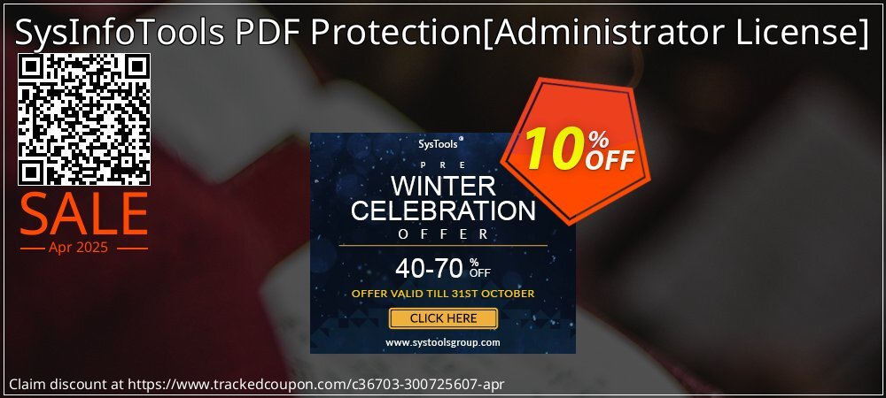 SysInfoTools PDF Protection - Administrator License  coupon on Working Day discounts