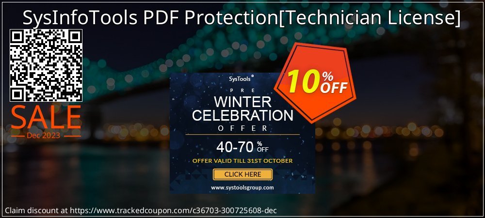 SysInfoTools PDF Protection - Technician License  coupon on Easter Day discounts