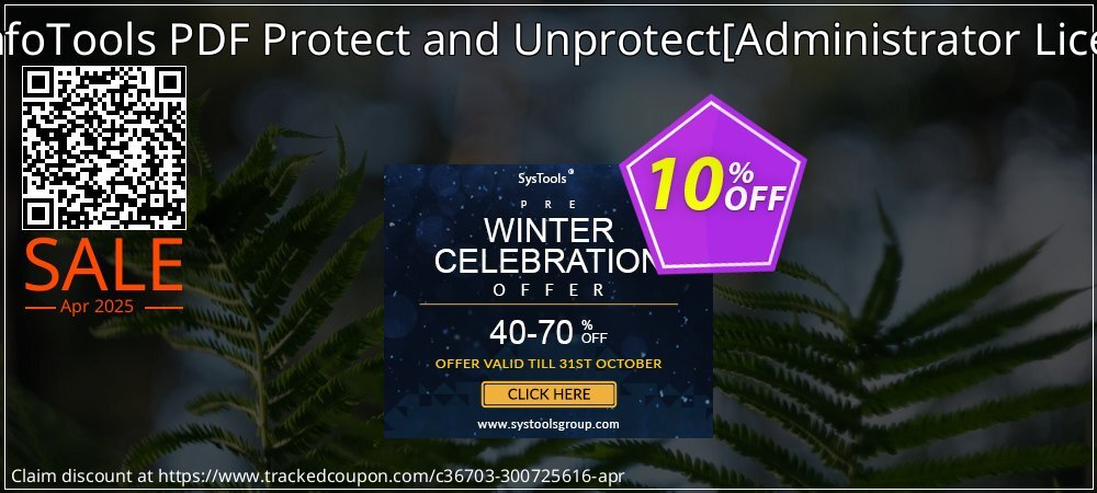 SysInfoTools PDF Protect and Unprotect - Administrator License  coupon on World Party Day super sale