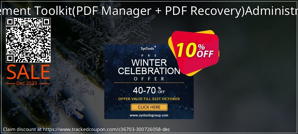 PDF Management Toolkit - PDF Manager + PDF Recovery Administrator License coupon on Easter Day discounts