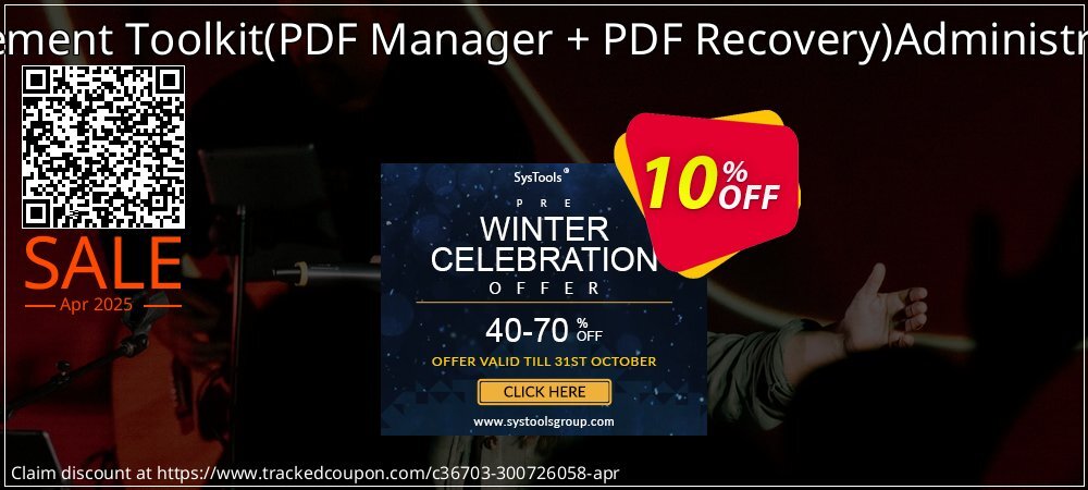 PDF Management Toolkit - PDF Manager + PDF Recovery Administrator License coupon on Constitution Memorial Day promotions