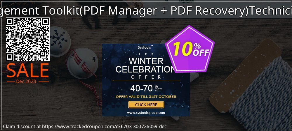 PDF Management Toolkit - PDF Manager + PDF Recovery Technician License coupon on Tell a Lie Day promotions
