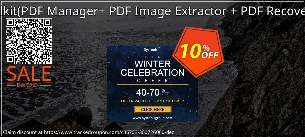 PDF Management Toolkit - PDF Manager+ PDF Image Extractor + PDF Recovery Single User License coupon on National Walking Day sales