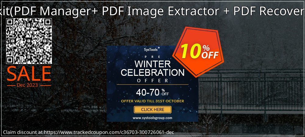 PDF Management Toolkit - PDF Manager+ PDF Image Extractor + PDF Recovery Administrator License coupon on World Party Day deals