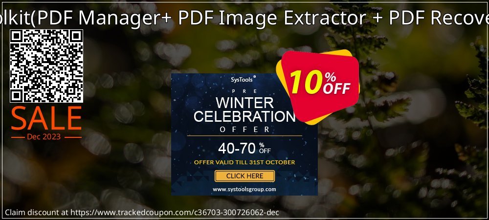 PDF Management Toolkit - PDF Manager+ PDF Image Extractor + PDF Recovery Technician License coupon on April Fools' Day offer