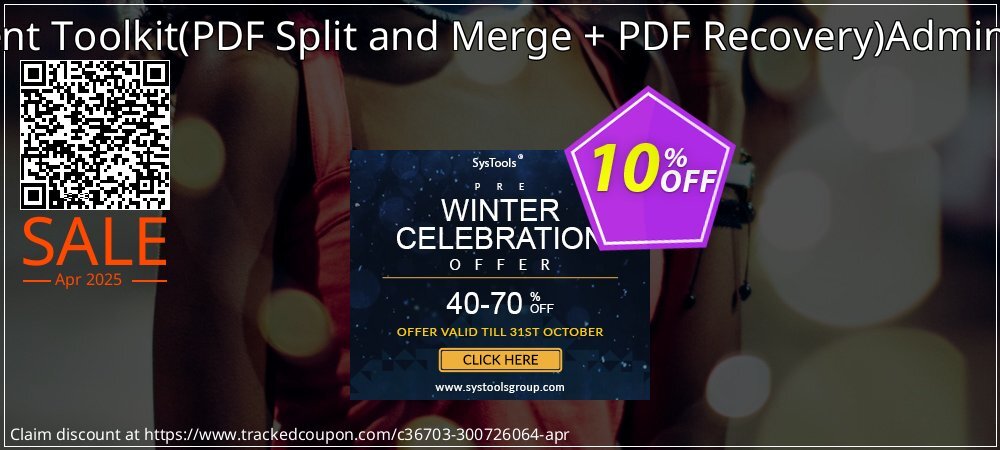 PDF Management Toolkit - PDF Split and Merge + PDF Recovery Administrator License coupon on World Password Day offering sales