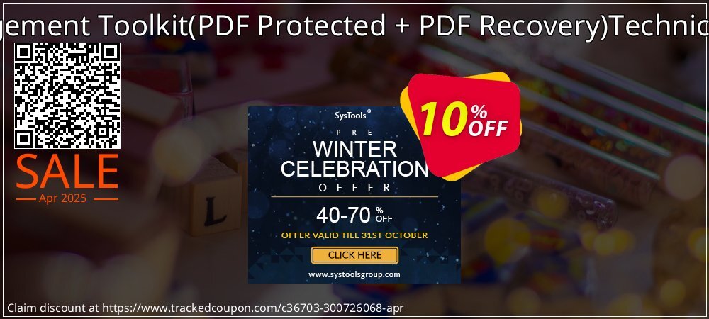 PDF Management Toolkit - PDF Protected + PDF Recovery Technician License coupon on Easter Day promotions