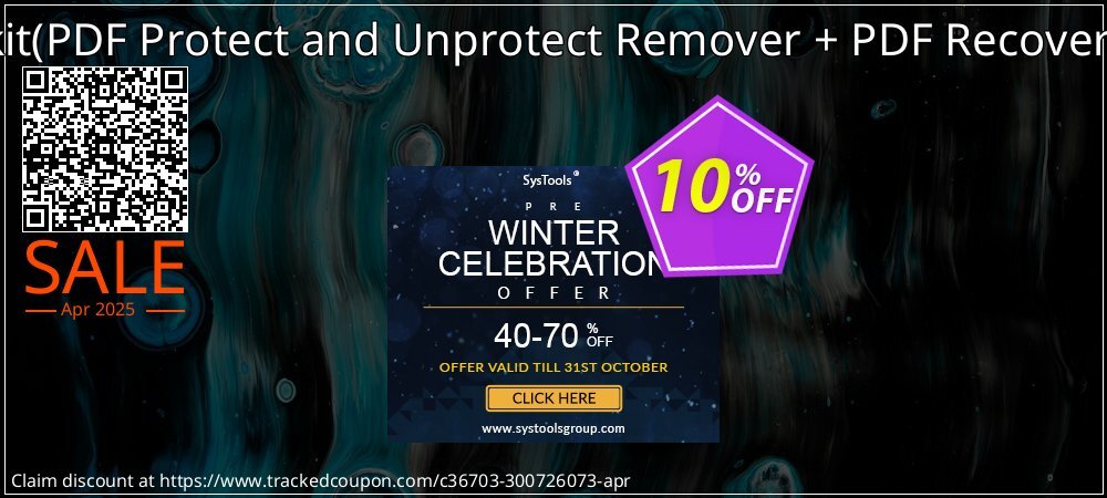 PDF Management Toolkit - PDF Protect and Unprotect Remover + PDF Recovery Administrator License coupon on Constitution Memorial Day offering sales