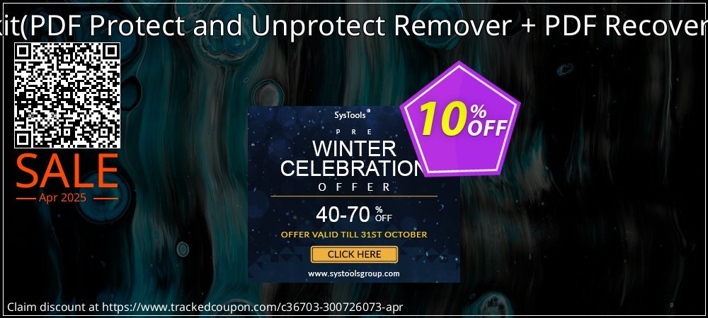 PDF Management Toolkit - PDF Protect and Unprotect Remover + PDF Recovery Administrator License coupon on Easter Day offering discount
