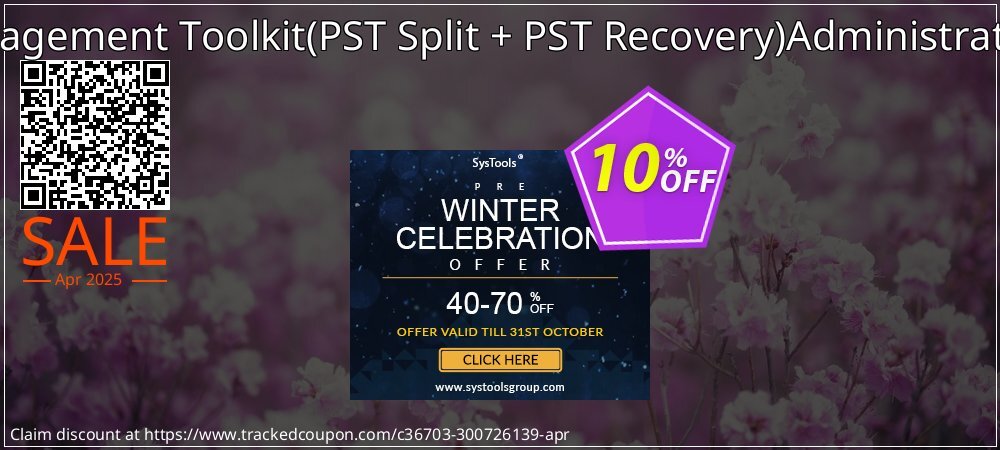 Email Management Toolkit - PST Split + PST Recovery Administrator License coupon on World Password Day promotions