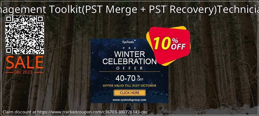 Email Management Toolkit - PST Merge + PST Recovery Technician License coupon on Easter Day offer