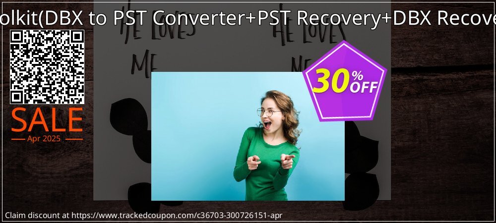 Email Management Toolkit - DBX to PST Converter+PST Recovery+DBX Recovery Single User License coupon on World Party Day deals