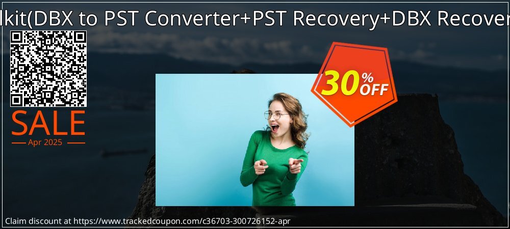 Email Management Toolkit - DBX to PST Converter+PST Recovery+DBX Recovery Administrator License coupon on April Fools' Day offer