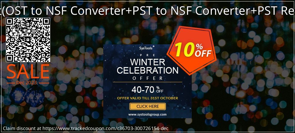 Email Management Toolkit - OST to NSF Converter+PST to NSF Converter+PST Recovery Single User License coupon on World Password Day offering sales