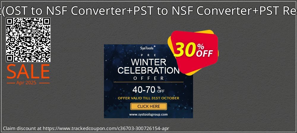 Email Management Toolkit - OST to NSF Converter+PST to NSF Converter+PST Recovery Single User License coupon on Tell a Lie Day offering discount